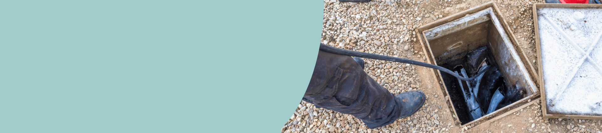 Image of a drain inspection