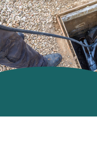 Image of a drain inspection